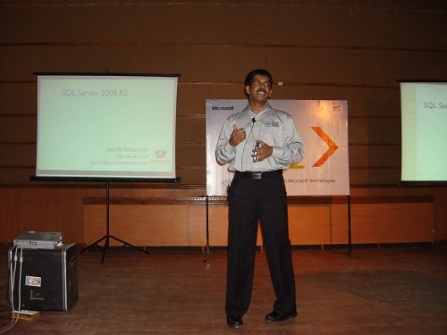 Jacob Sebastian at Ahmedabad Community Tech Days